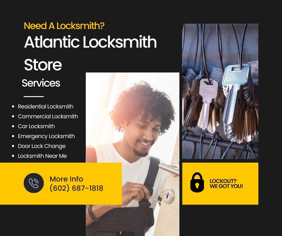 Atlantic Locksmith Store Phoenix, AZ 602-687-1818 Atlantic Locksmith Store Phoenix, AZ 602-687-1818